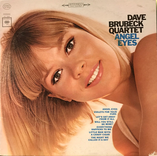 The Dave Brubeck Quartet : Angel Eyes (LP, Album, Pit)