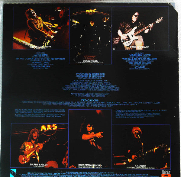 Atlanta Rhythm Section : Champagne Jam (LP, Album,  PR)
