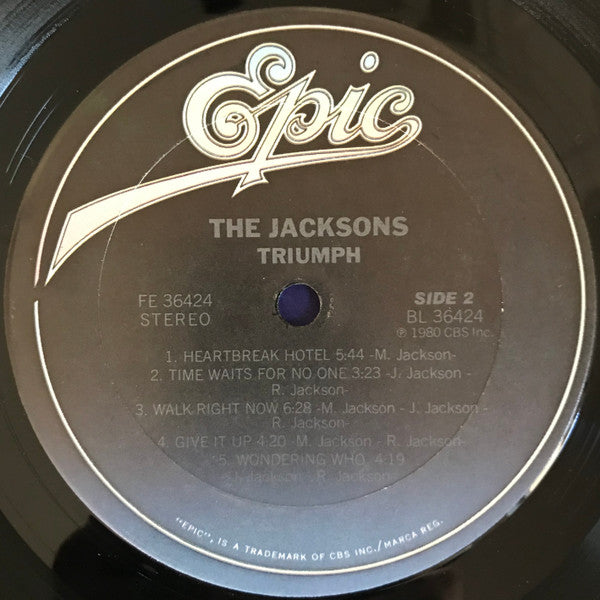 The Jacksons : Triumph (LP, Album, Pit)