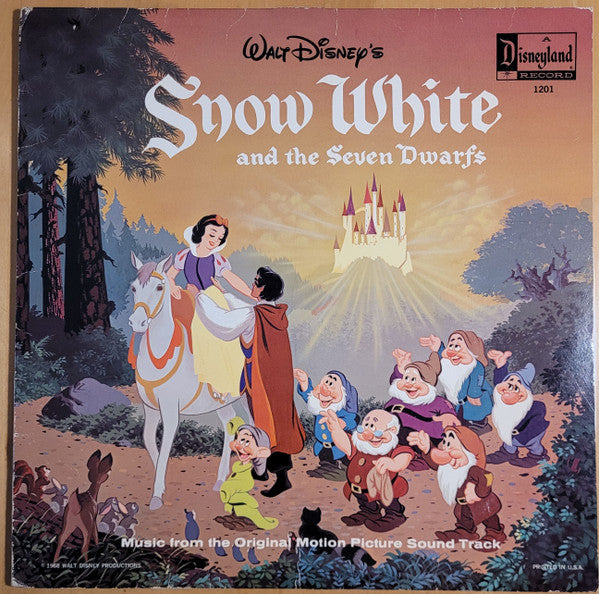 Various : Walt Disney's Snow White And The Seven Dwarfs (LP, Album, RE, RP)
