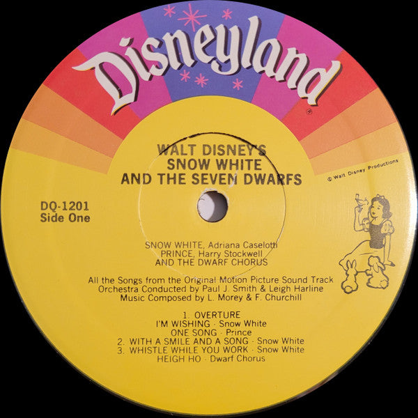 Various : Walt Disney's Snow White And The Seven Dwarfs (LP, Album, RE, RP)