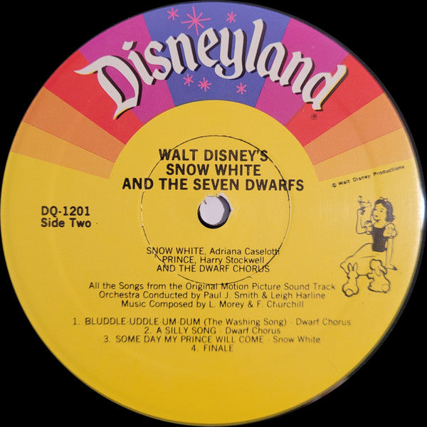 Various : Walt Disney's Snow White And The Seven Dwarfs (LP, Album, RE, RP)