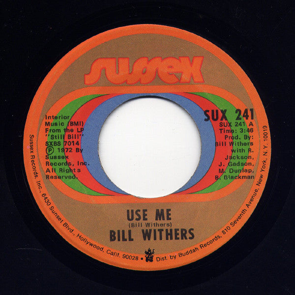 Bill Withers : Use Me (7", Single, Ame)