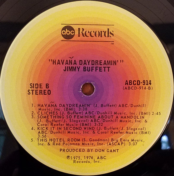 Jimmy Buffett : Havaña Daydreamin' (LP, Album, Gat)