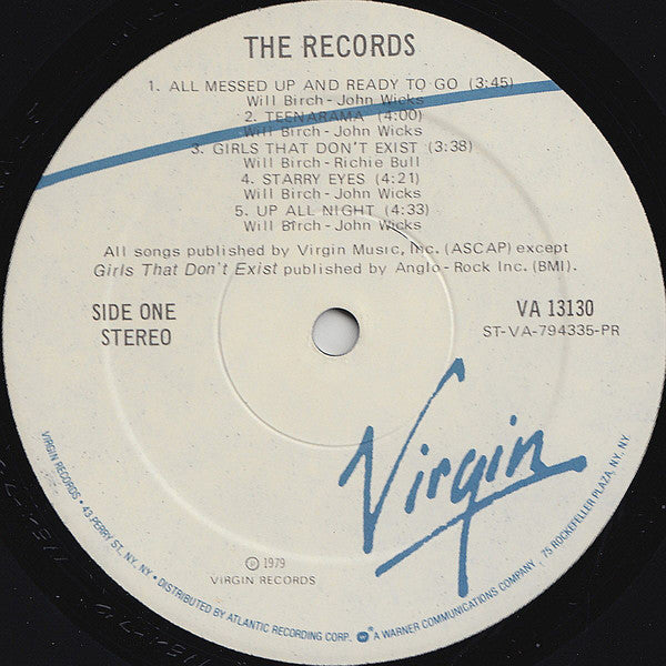 The Records : The Records (LP, Album, PR )