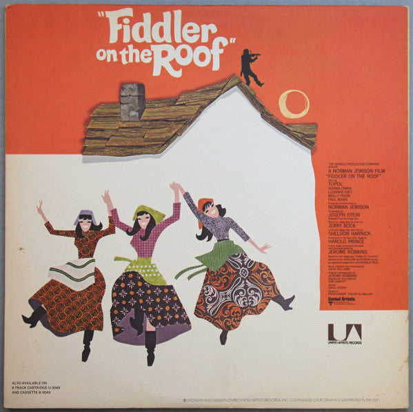 John Williams (4) / Isaac Stern : Fiddler On The Roof (Original Motion Picture Soundtrack) (2xLP, Album, Pit)