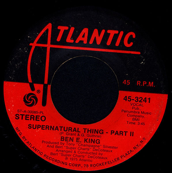 Ben E. King : Supernatural Thing (7", Single, PL )