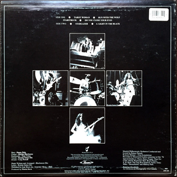 Blackmore's Rainbow* : Rainbow Rising (LP, Album, RE)