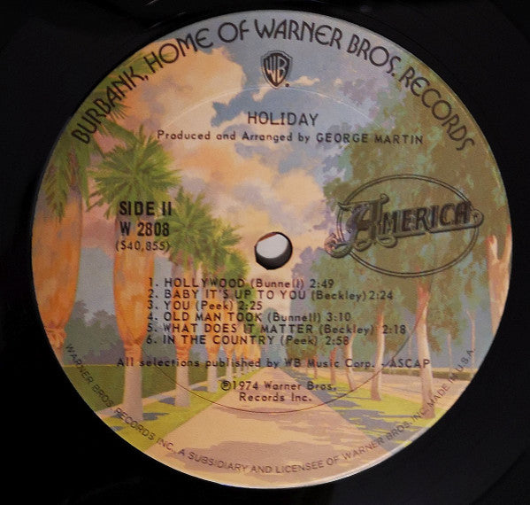 America (2) : Holiday (LP, Album, Ter)