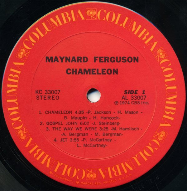 Maynard Ferguson : Chameleon (LP, Album, Pit)