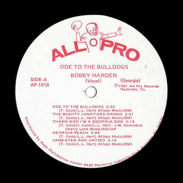Various : Ode To The Bulldogs - Georgia:  A Nashville Musical Salute (LP, Album)