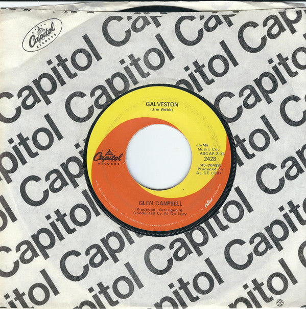 Glen Campbell : Galveston / How Come Every Time I Itch I Wind Up Scratchin' You (7", Single, Los)