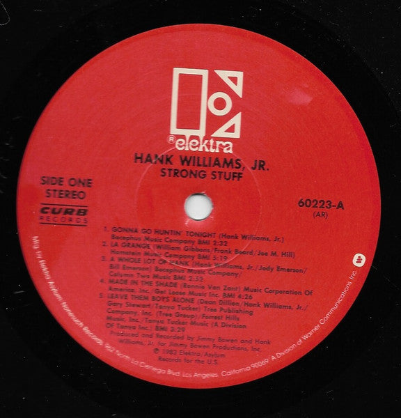 Hank Williams, Jr.* : Strong Stuff (LP, Album, RP, All)