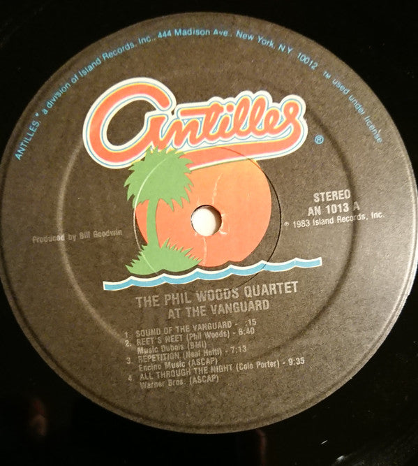 The Phil Woods Quartet : At The Vanguard (LP, Album)