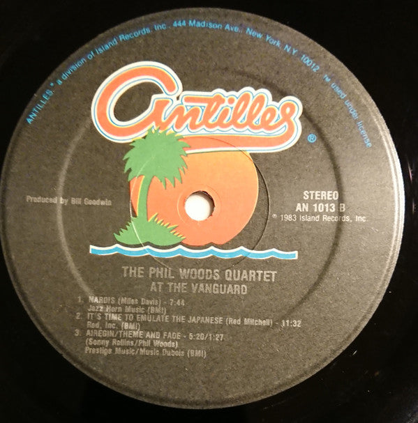 The Phil Woods Quartet : At The Vanguard (LP, Album)