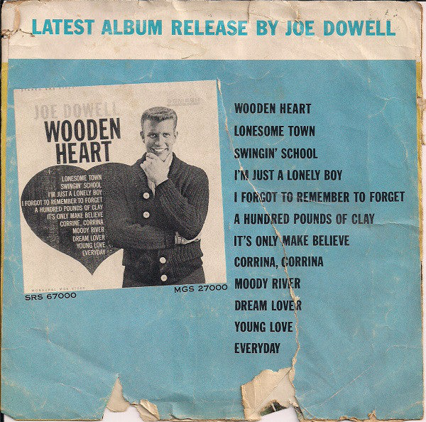 Joe Dowell With The Stephen Scott Singers & The Jerry Kennedy Orchestra : Little Red Rented Rowboat (7", Single, Styrene)