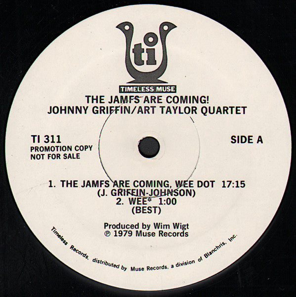 Johnny Griffin / Art Taylor Quartet : The Jamfs Are Coming! (LP, Album, Promo, RE)