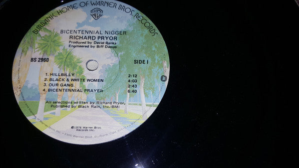 Richard Pryor : Bicentennial Nigger (LP, Album, Jac)
