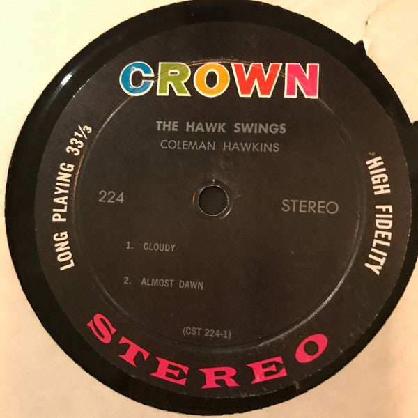 Coleman Hawkins : The Hawk Swings (LP, Album)