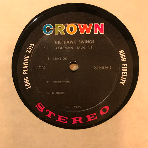 Coleman Hawkins : The Hawk Swings (LP, Album)