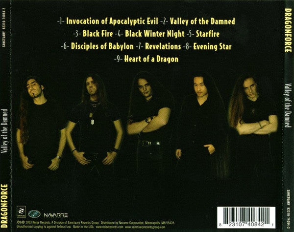 Dragonforce : Valley Of The Damned (CD, Album)