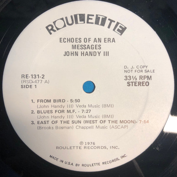 Art Blakey And The Jazz Messengers* / John Handy Quartet : Messages (2xLP, Comp, Promo)