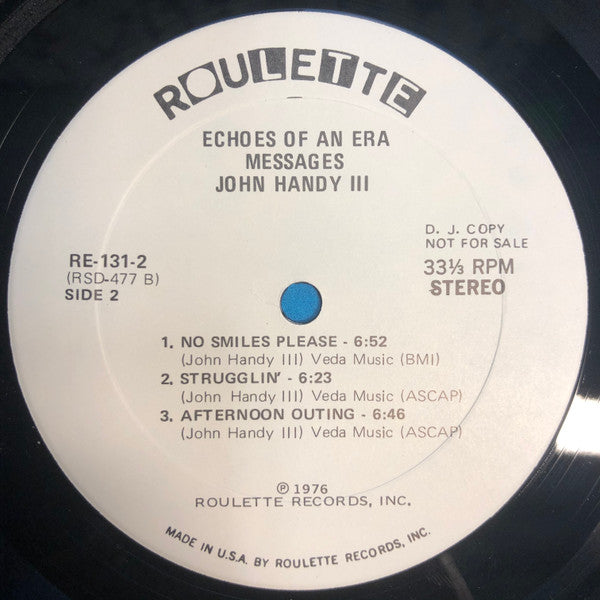 Art Blakey And The Jazz Messengers* / John Handy Quartet : Messages (2xLP, Comp, Promo)