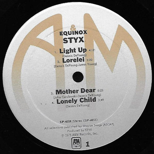 Styx : Equinox (LP, Album, Pit)