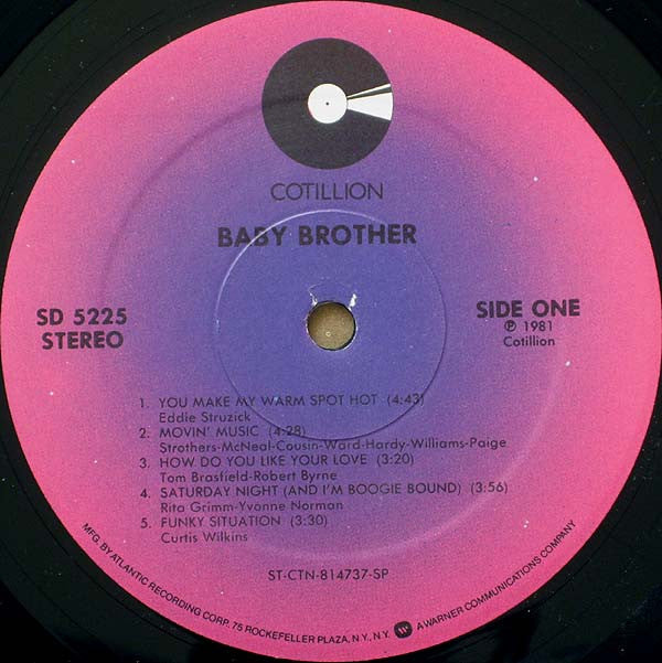 Baby Brother : Baby Brother (LP, Album)