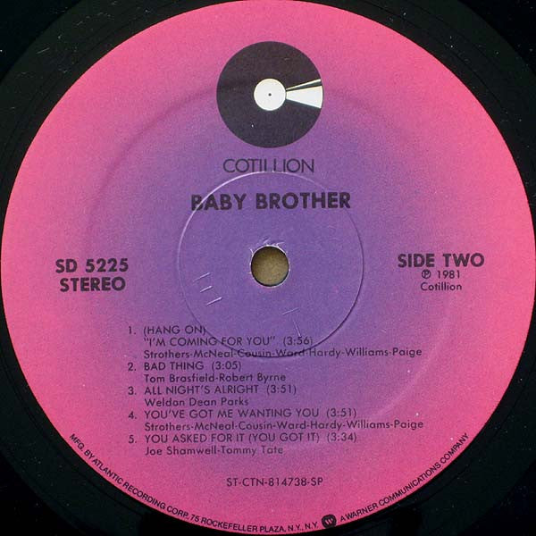 Baby Brother : Baby Brother (LP, Album)