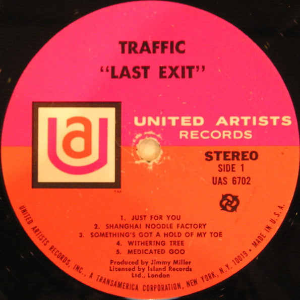 Traffic : Last Exit (LP, Album)
