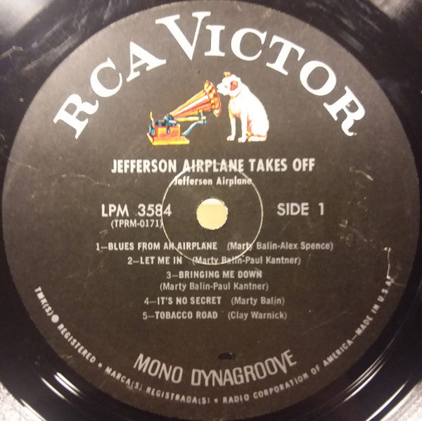 Jefferson Airplane : Jefferson Airplane Takes Off (LP, Album, Mono, 3rd)