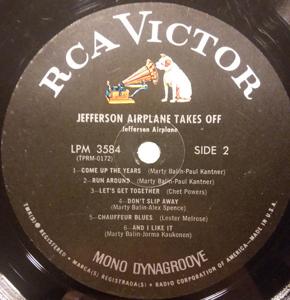 Jefferson Airplane : Jefferson Airplane Takes Off (LP, Album, Mono, 3rd)