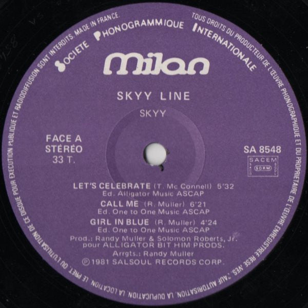 Skyy : Skyy Line (LP, Album)