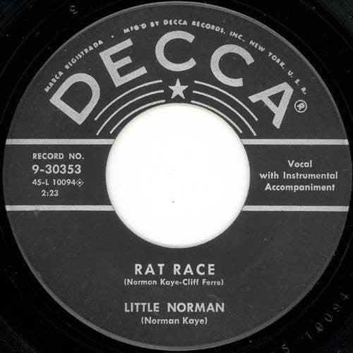 Little Norman : Rat Race / Drag Strip Baby (7", Single, Mono)