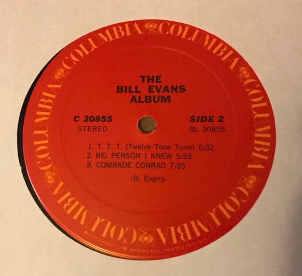 Bill Evans : The Bill Evans Album (LP, Album)