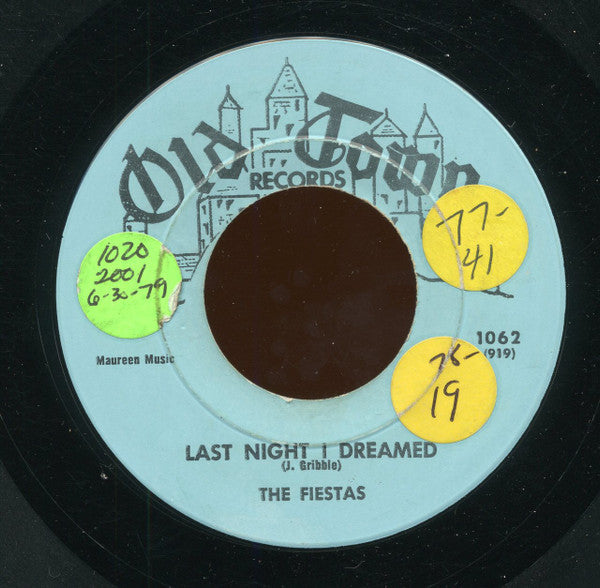 The Fiestas : Last Night I Dreamed / So Fine (7")