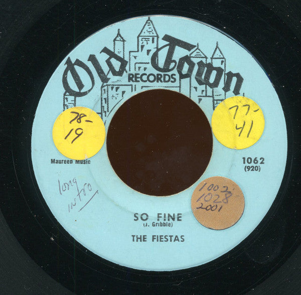The Fiestas : Last Night I Dreamed / So Fine (7")