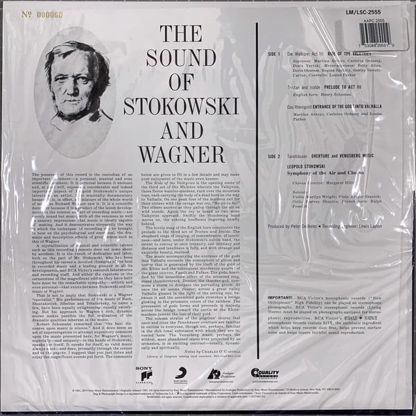 Leopold Stokowski, Richard Wagner, Symphony Of The Air : The Sound Of Stokowski And Wagner (LP, Ltd, Num, RE, RM, 200)