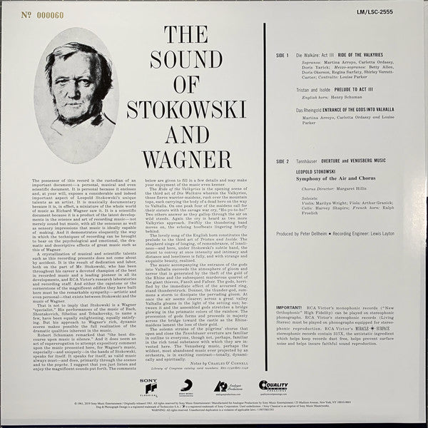 Leopold Stokowski, Richard Wagner, Symphony Of The Air : The Sound Of Stokowski And Wagner (LP, Ltd, Num, RE, RM, 200)