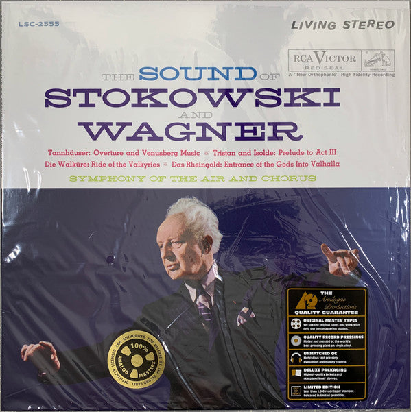 Leopold Stokowski, Richard Wagner, Symphony Of The Air : The Sound Of Stokowski And Wagner (LP, Ltd, Num, RE, RM, 200)