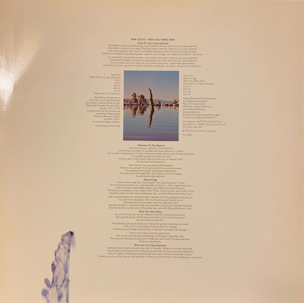 Pink Floyd : Wish You Were Here (LP, Album)