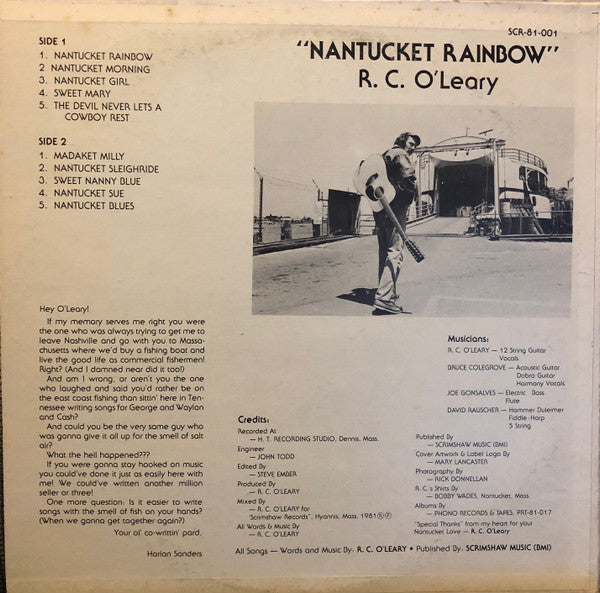 R. C. O'Leary* : Nantucket Rainbow (LP, Album)