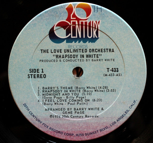 The Love Unlimited Orchestra* : Rhapsody In White (LP, Album)