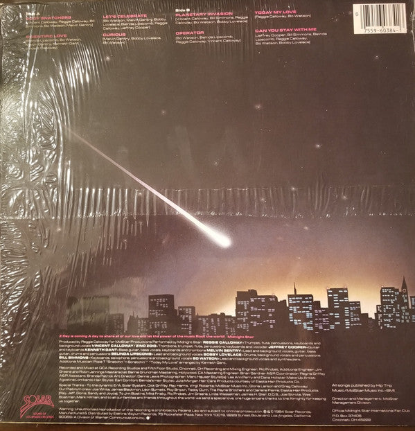 Midnight Star : Planetary Invasion (LP, Album, AR )