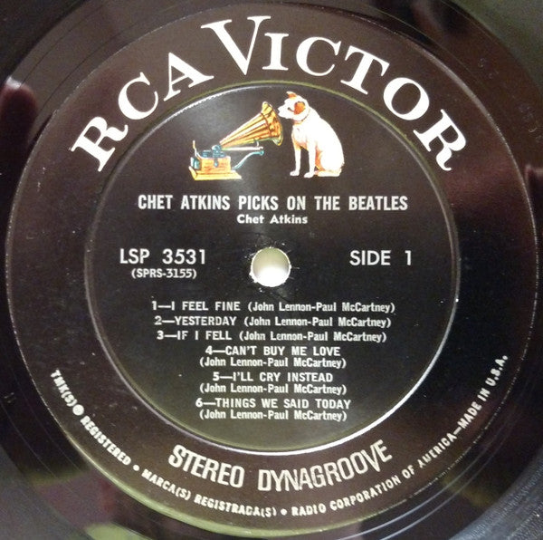 Chet Atkins : Picks On The Beatles (LP, Album, Hol)