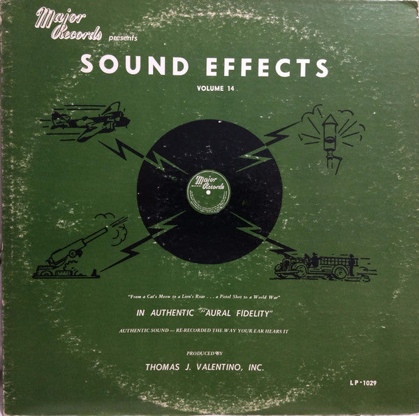 No Artist : Sound Effects Volume 14 (LP, Mono)