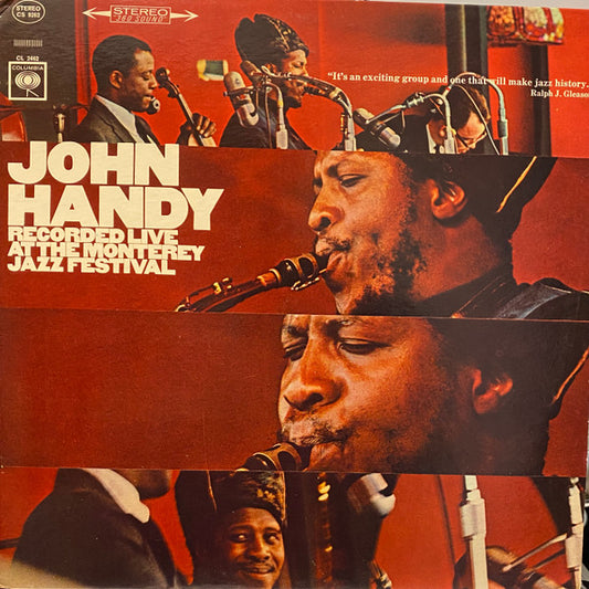 John Handy : Recorded Live At The Monterey Jazz Festival (LP, Album, RP)