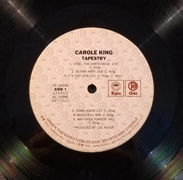 Carole King : Tapestry (LP, Album, RE, Ter)