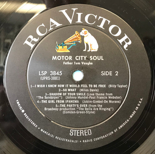Father Tom Vaughn : Motor City Soul (LP, Album, Ind)